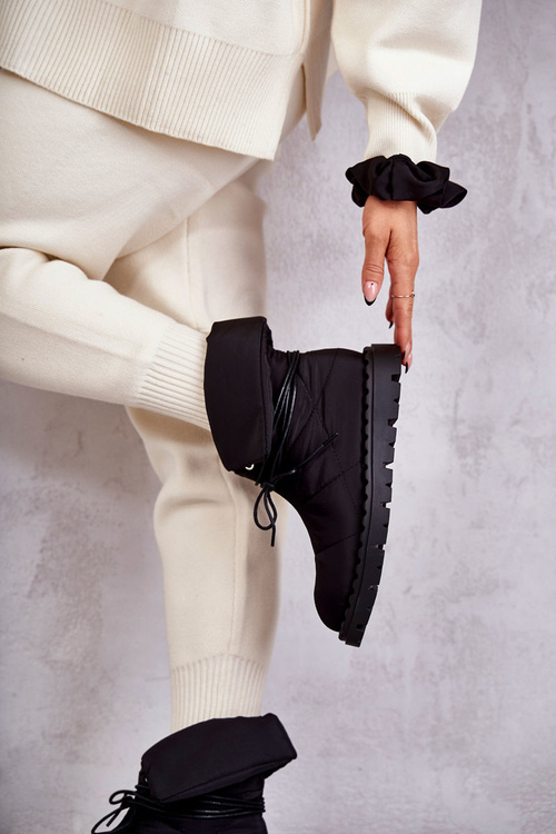 Women's insulated boots Black Emelie