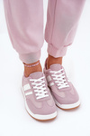 Ladies Sneakers Made Of Eco Suede Purple Marinils