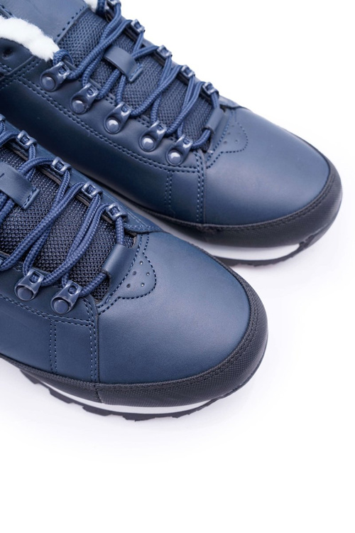 Trekkingowe Męskie Buty Wysokie Outdoor Granat Noriginals