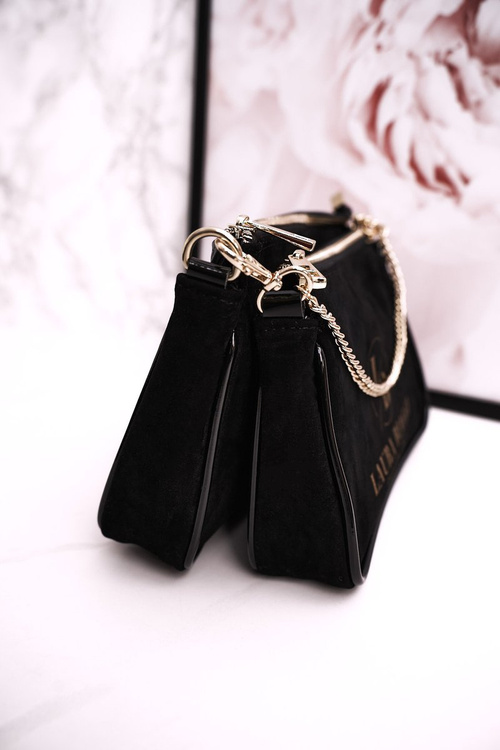 Women's Clutch Handbag With Round Purse LAURA BIAGGI Black