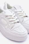 Women's Platform Sneakers White Finos