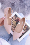Powder Pink Ballerinas with Mami Pointed Bracelet