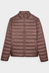 Men's Down Jacket With Synthetic Filling Brown 4F 4FWAW24TDJAM483-80S