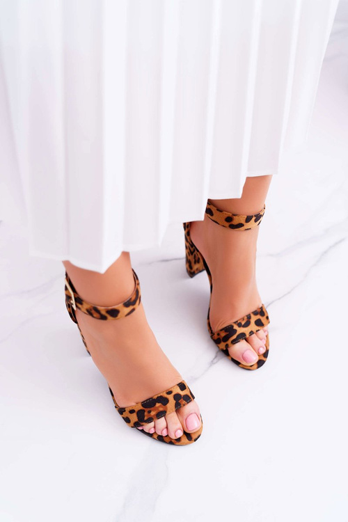 Women's Panther Stiletto Sandals Serenity