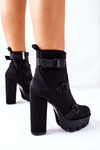 Women’s Boots On Heels Black Hurry Up