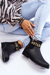 Women's Slip-on Rain Boots Black Joline