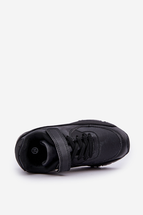 Children's sneakers with velcro in black Krissandra