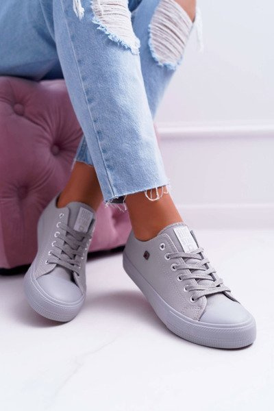 Trampki Damskie Big Star Jasnoszare EE274394