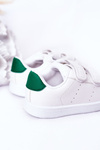 Children's Sneakers With Velcro White-Green California