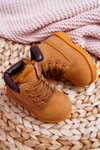 Children's Warmed Trappers Boots Camel Dexter