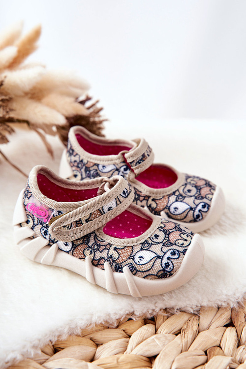 Flip-flops Ballerinas Befado Deer 109P240 Beige