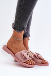 Women's Pink Bow Slippers Arsicada