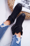 Women's Suede Boots Hidden Anchor Black Mirley