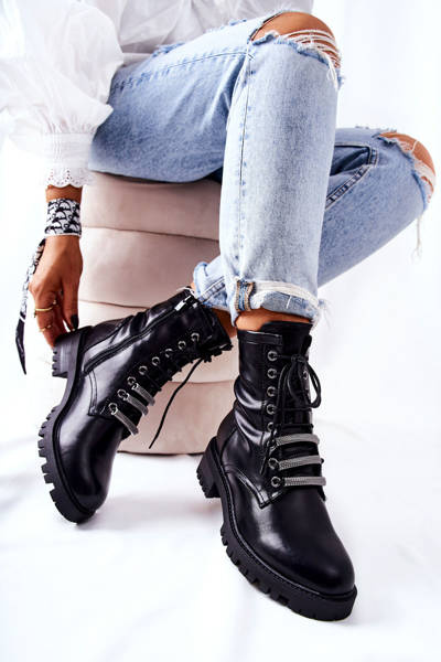 Leather Boots Lilinth Black