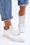 Women's Sneakers Classic White-Beige Ville