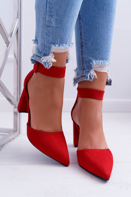 Red Domine Women's Pointed Stiletto pumps