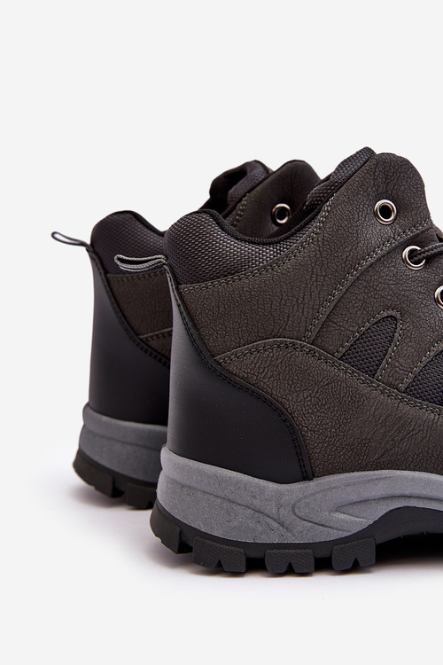 Men's Classic Trekking Shoes Grey Gometti