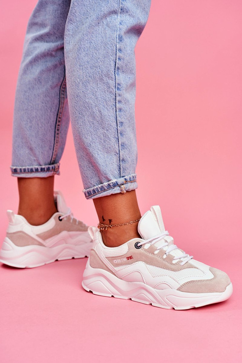 Women's Sports Shoes Sneakers Big Star White FF274958