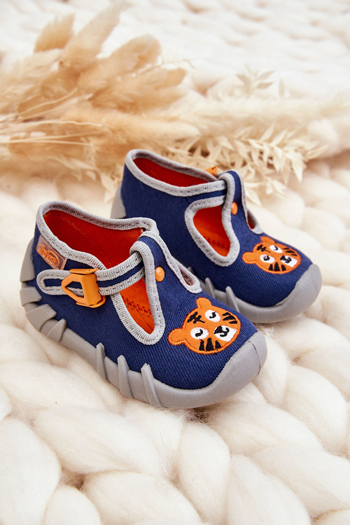 Shoes Befado slippers Tiger 110P462 Navy