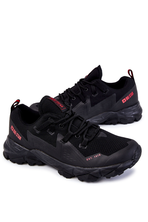 Buty Sportowe Męskie Memory Foam Czarne Big Star  KK174109