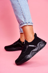 Buty Sportowe Platforma Big Star Czarne FF274955