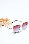 Okulary Przeciwsłoneczne Duże Prius V303 Gradient Brązowo-Fioletowy