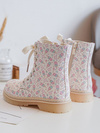 Zip-Up Lined Children's Boots Beige Dolida 