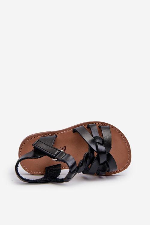 Children's Sandals with Velcro Fastening Black Marimona