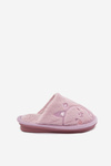 Kids slippers with purple fur Norene