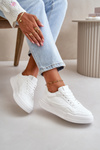 Classic Women's Sneakers Made Of Eco Leather White Meriora