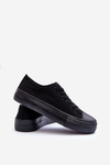 Low Classic Sneakers on Platform Black Jazlyn