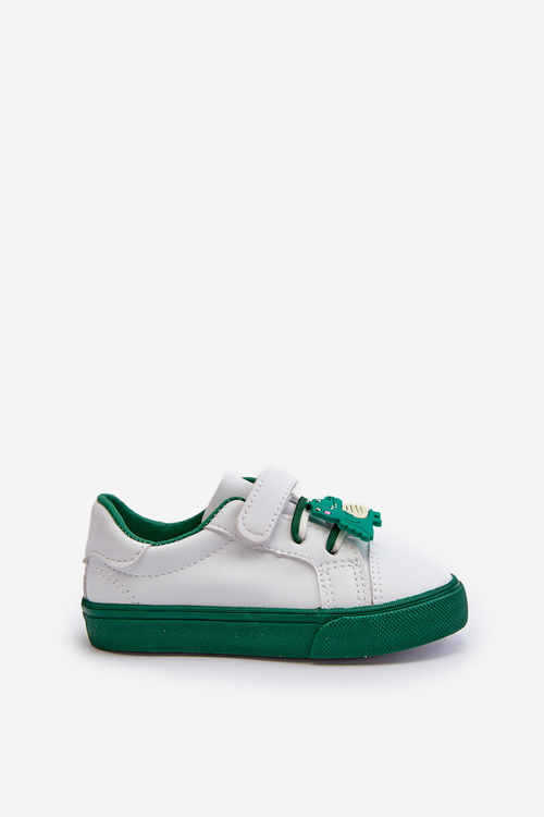Children's Sneakers Trainers With Bow White-Green Pennyn