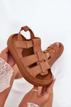 Ladies Platform Sandals Camel Nitavelia