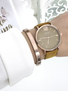 Ladies' Watch Ernest Manon Suede Yellow