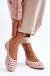 Women's Awning Shiny Ballet Flats Rose Visionary