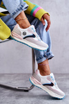 Women's sports sneakers Big Star KK274097 White and Pink