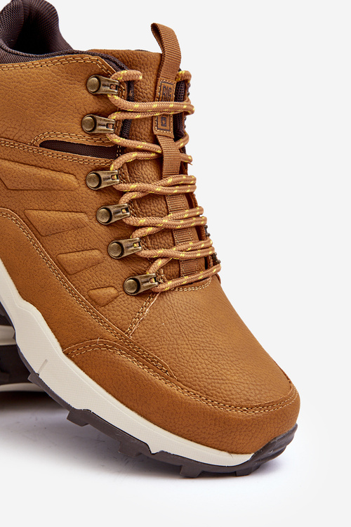 Men's Padded Sneakers Brown Big Star MM174158