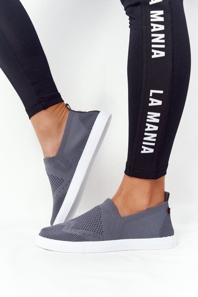 Women's Slip-on Sneakers Big Star FF274A607 Grey