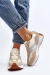 Women's Beige Sports Shoes Chloette