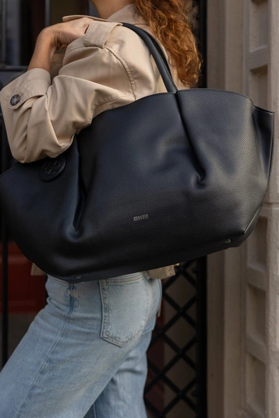 Large Women's Shopper Bag Big Star SS574005 Black