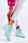 Sport Shoes Sneakers Fabric Mint Nolene