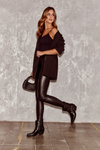Women's Lined Cowboy Boots Black Venosa