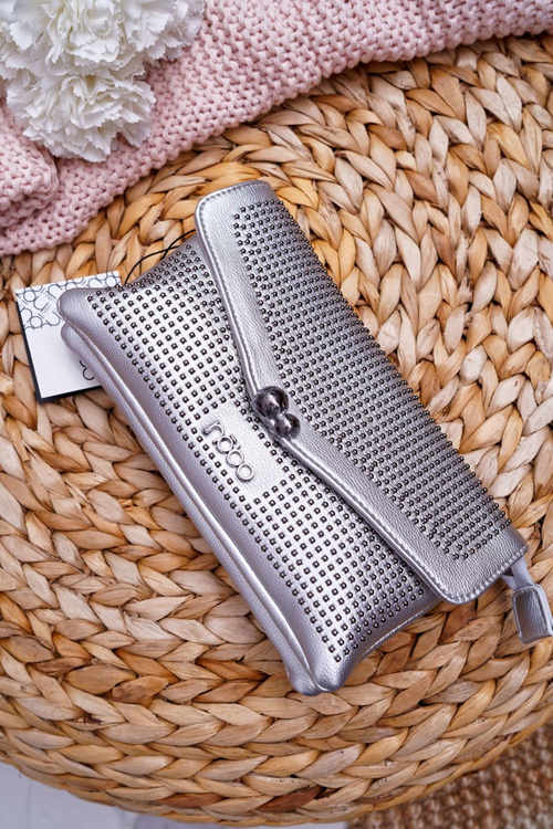 Women's Clutch Handbag Nobo Silver G1510-C022