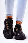 Sports Platform Shoes Black Flynn