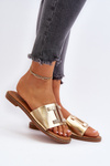 Women's Sandals with Golden Embellishment Ollavia