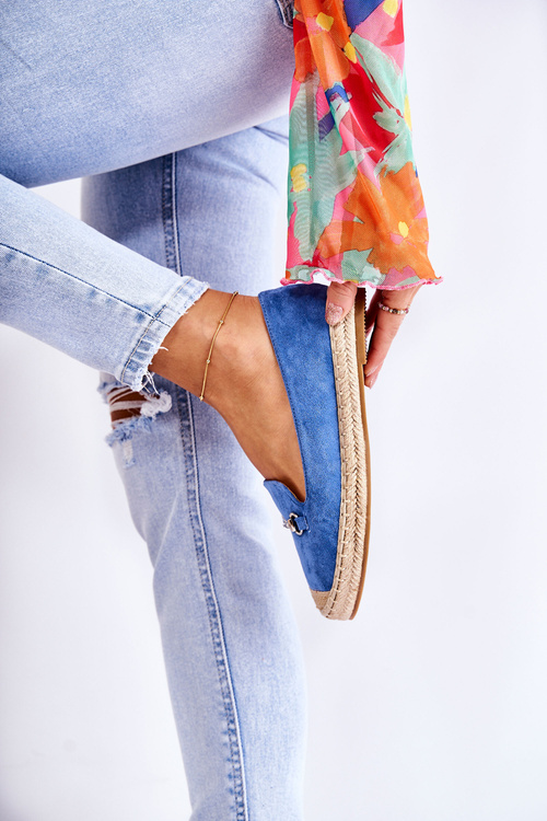 Classic Women's Slip-On Espadrilles Blue Oresa