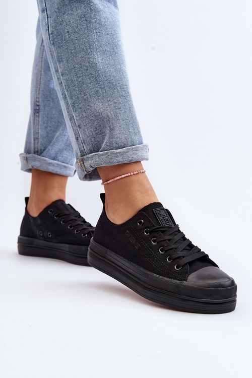 Women's Fabric Sneakers Black Staneva
