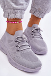 Buty Sportowe Wsuwane Damskie Szare Ellison