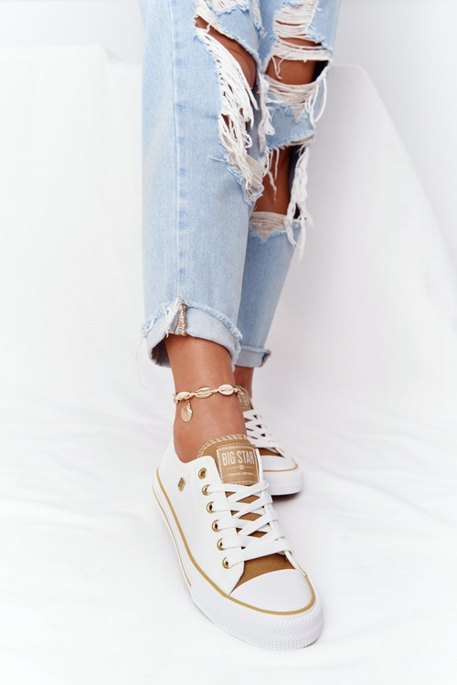 Classic Women's Sneakers BIG STAR HH274458 Off White
