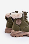 Children's Trapper Boots with a Zip and Sheepskin Zilelone Marialee